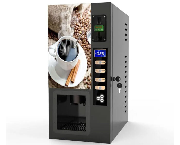 3 Flavor Hot Instant Tea Coffee Vending Machine