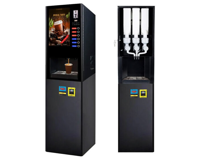 6 Selection Instant Powder Hot Cold Beverage Vending Machine - Image 3