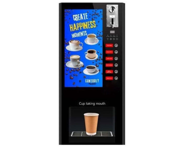 6 Selection Instant Powder Hot Cold Beverage Vending Machine