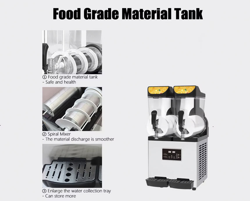 Food-grade PC Slush Machine Tank