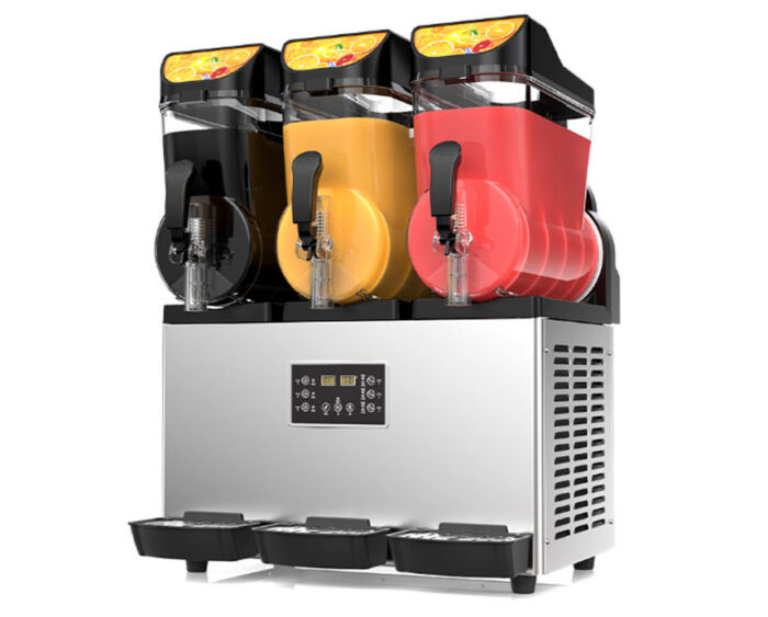 Three Tank Frozen Drink Slushie Machine - Image 2