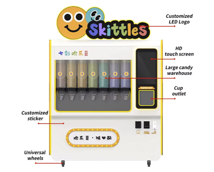 6000AR – Choclate Candy Beans Dispenser Vending Machine - Image 3