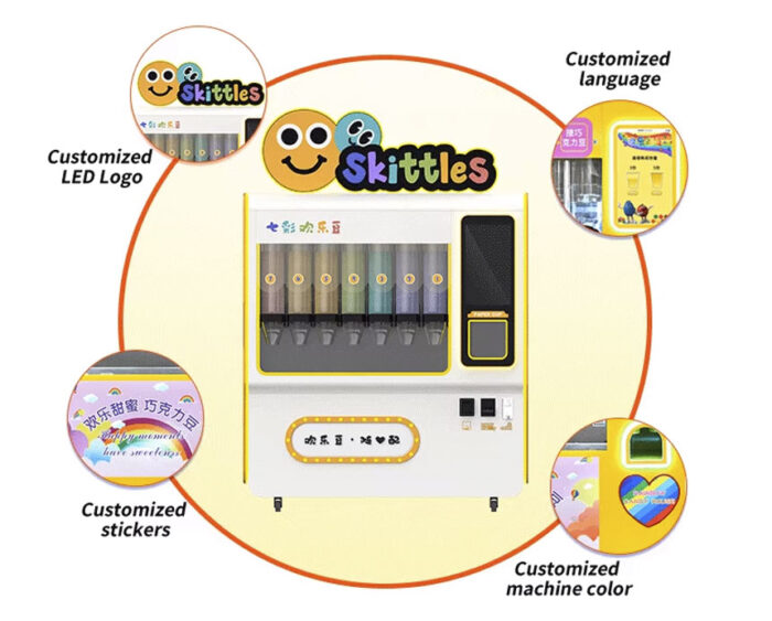6000AR – Choclate Candy Beans Dispenser Vending Machine - Image 4