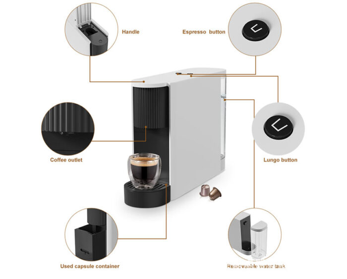 ARP60 – Capsule Coffee Machine One-Touch Operation - Image 7