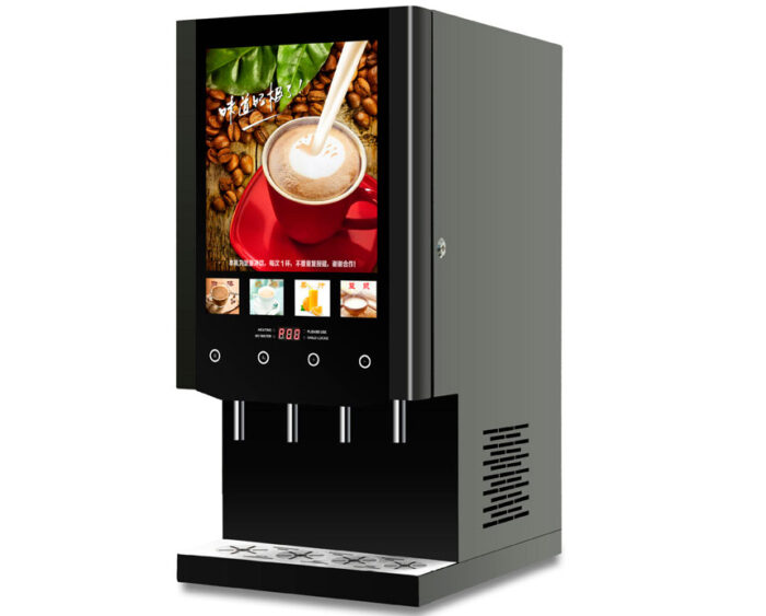 AR104SV1 – 4 Flavors Commercial Use Instant Coffee Maker - Image 2