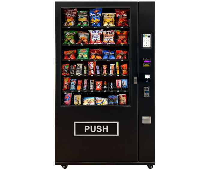 1060AR – 60 Slots 7.1" Touch Screen Refrigerated Drink Snack Vending Machine
