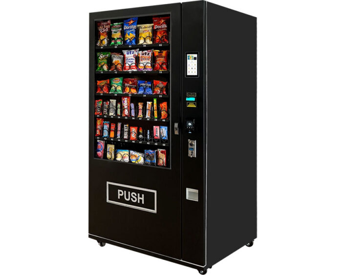 1060AR – 60 Slots 7.1" Touch Screen Refrigerated Drink Snack Vending Machine - Image 2