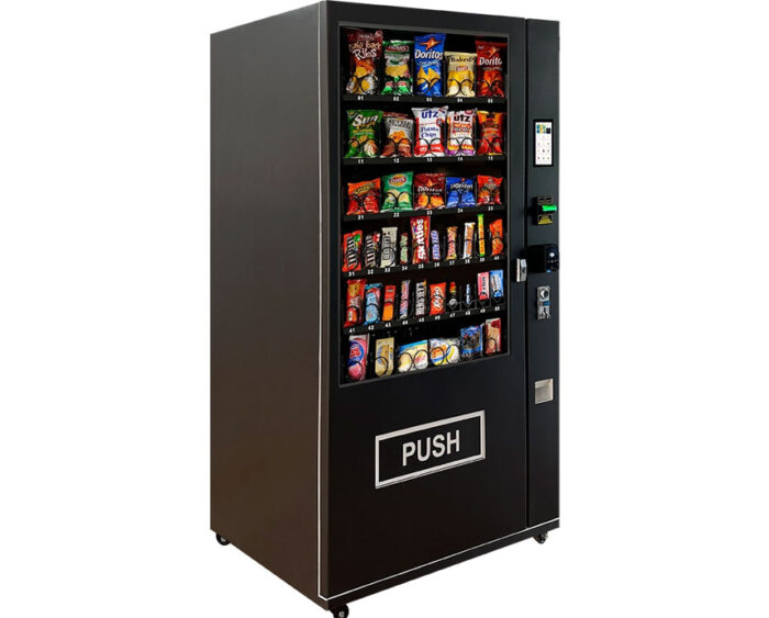 1060AR – 60 Slots 7.1" Touch Screen Refrigerated Drink Snack Vending Machine - Image 3