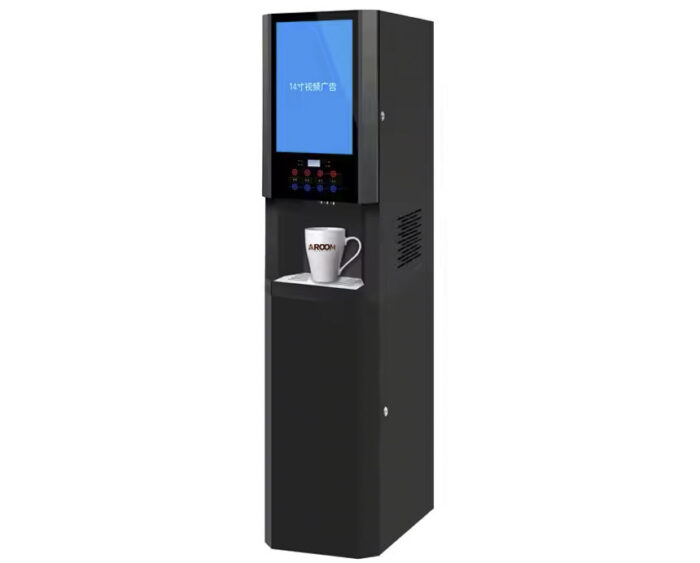 AR103SV5 – 14 Inch LCD Advertising Screen Instant Hot Beverage Maker - Image 6