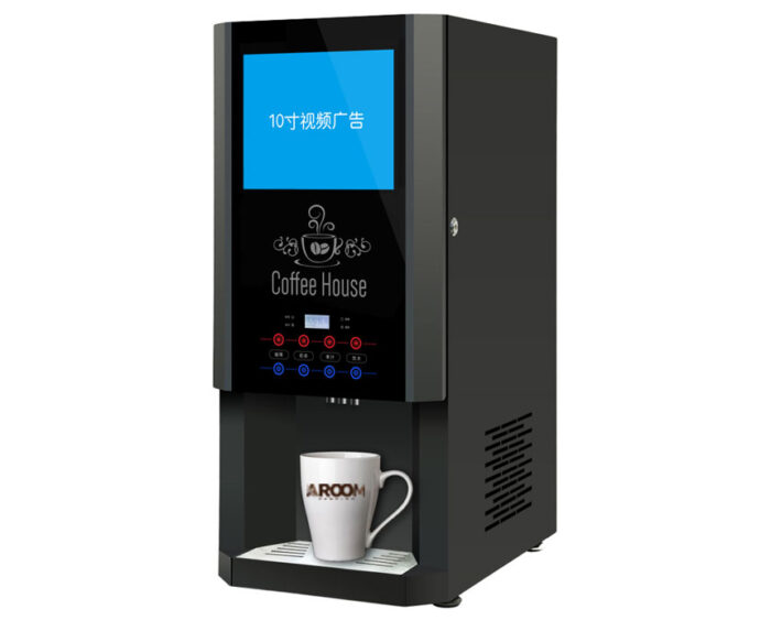 AR103SV4 – Hot Beverage Vending Machine with 10 Inch LCD Advertising Screen