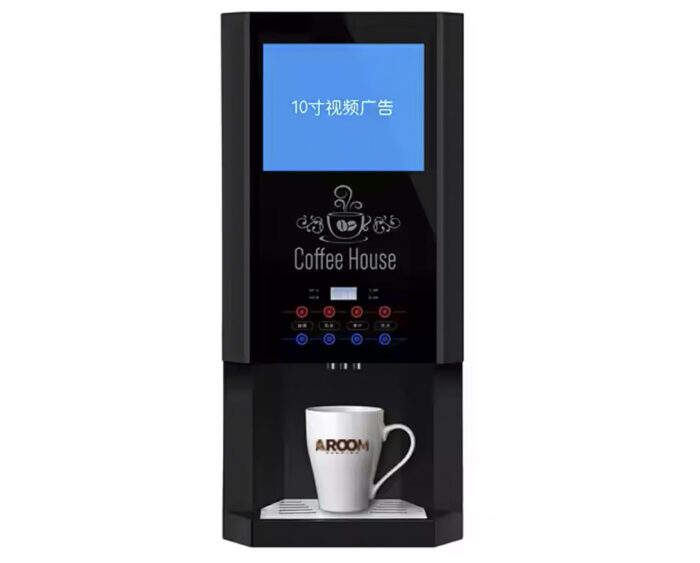 AR103SV4 – Hot Beverage Vending Machine with 10 Inch LCD Advertising Screen - Image 2