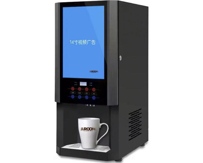 AR103SV5 – 14 Inch LCD Advertising Screen Instant Hot Beverage Maker