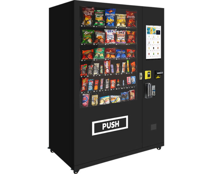 1060AR – Refrigerated Snack and Drink Vending Machine 60 Slots 21.5 Inch Screen - Image 2