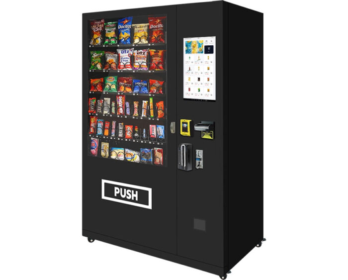 1060AR – Refrigerated Snack and Drink Vending Machine 60 Slots 21.5 Inch Screen - Image 3