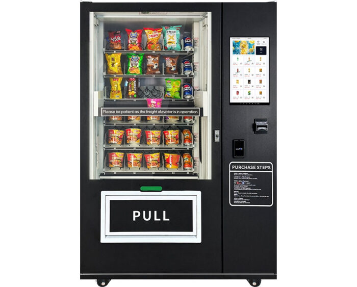 1060ARL – 60 Slots Snack Vending Machine 21.5" Touch Screen with Elevator Delivery