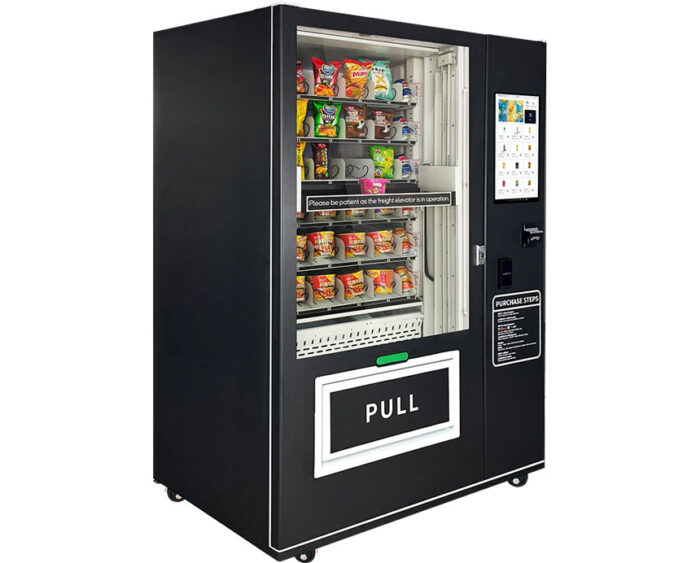 1060ARL – 60 Slots Snack Vending Machine 21.5" Touch Screen with Elevator Delivery - Image 2