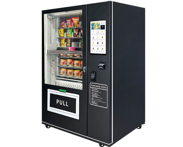 1060ARL – 60 Slots Snack Vending Machine 21.5" Touch Screen with Elevator Delivery - Image 3